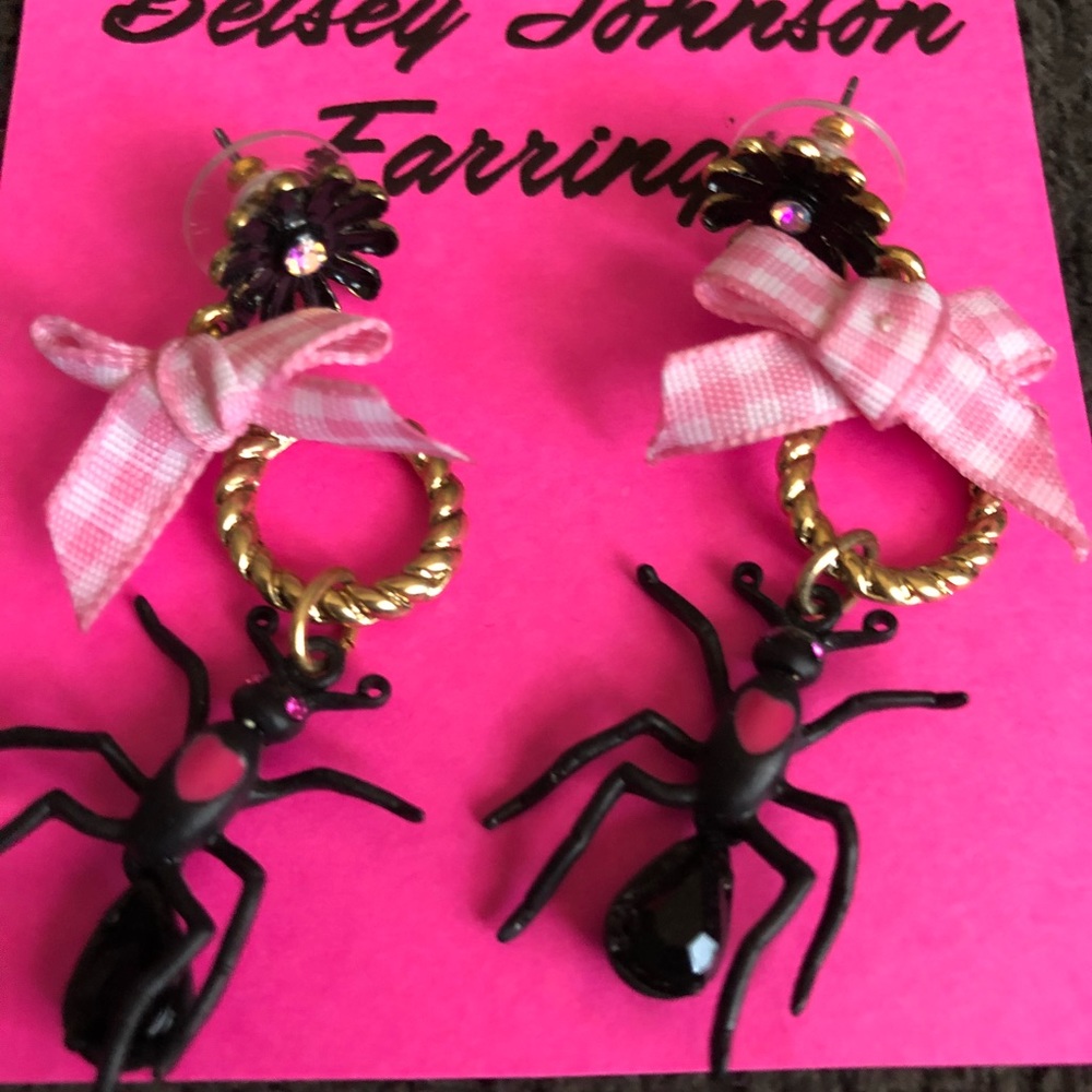 Betsey Johnson earrings.